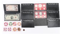 Lot of Coins & Paper Money