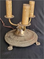 Antique Triple Candlestick Lamp