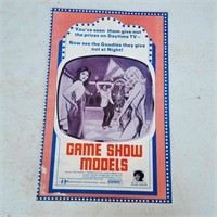 1970's Game Show Model Movie Poster/Book
