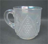 Crider? White U.S. Glass Minnesota Handled Mug