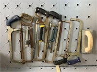 Lot of Misc Hacksaws