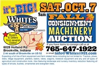 White's Fall Machinery Auction