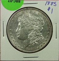 1885 Morgan Dollar BU Cleaned