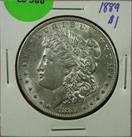 1889 Morgan Dollar UNC Cleaned