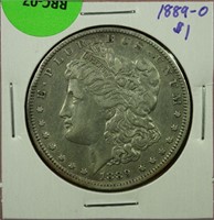 1889-O Morgan Dollar AU