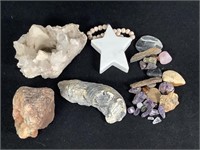 Rocks & Minerals - Amethyst, Tigers Eye, Geodes +