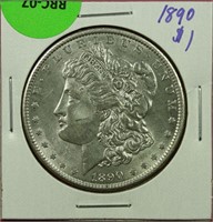 1890 Morgan Dollar BU Cleaned