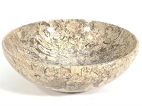 Fossil Marble 6" Stone Bowl