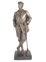 Resin Bronze Golfer Statue