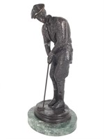 Bombay Solid Bronze Golfer Statue