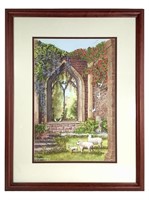 Framed Original Watercolor Painting by Drummond