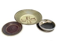 Stoneware & Ceramic Pottery Bowls & Plates