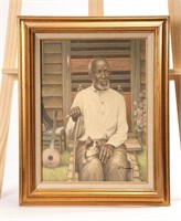 J. COLEMAN Canvas Giclée African American Portrait