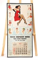 JERRY T.N. THOMPSON Pin-up Girl Calendar 1955