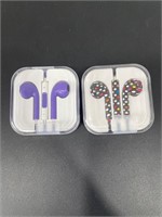 2 Pack 3.5MM STEREO EARPHONES WITH MIC
