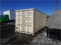 20 ft one trip Sea container Beige