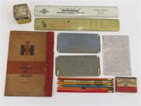IH Belt Manual, Pencils, Rulers, and More