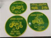 John Deere B, 80 Diesel, The Froelich 1892 Signs