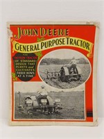 John Deere General Purpose Tractor Poster