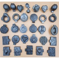 Large Assortment of Vintage Chocolate Molds
