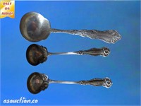 Lot of three miscellaneous serving spoons/ladles