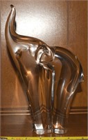 MCM Oggetti Murano Art Glass Elephant Figure 9.25"
