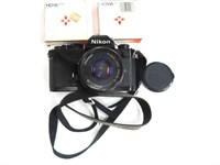 Vintage NIKON Camera with filters