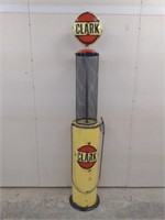 Large Clark Gas Pump Art 86"