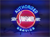 Studebaker Authorized Service Neon Sign