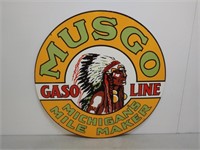 DSP MUSGO Gasoline Sign