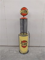 Metal Clark Gas Pump Art