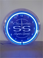NIB Chevy SS Neon Clock