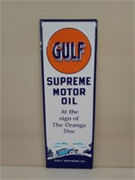 SST Gulf Self-Framed Embossed Sign