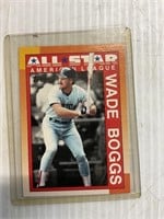 TOPPS ALL STAR WADE BOGGS 1990