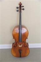Vintage Wood Hand Crafted Cello - No Markings