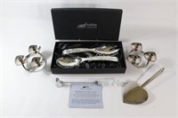 Native Essence Silver Plate Set, Candle Holders