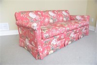 Vintage Floral Three Seater Couch