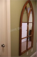 Early Canadian Arched Panel Mirror