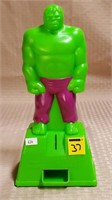 1979 Hasbro The Incredible Hulk Plastic Bank