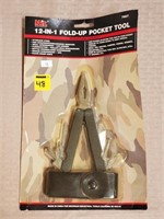 MIT 12-in-1 Fold Up Pocket Tool, SEALED