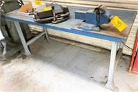 WORKBENCH w/ REED BENCH VISE (*See Photos)