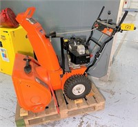 ARIENS #824E (24") 8HP SNOW BLOWER-VERY LOW HOURS