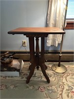 Victorian lamp table