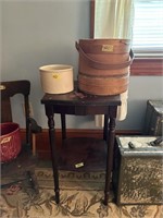 Mincemeat bucket and table lot