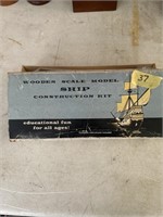 Vintage NIB mayflower ship model