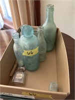 Vintage lot of bottles