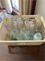 Box lot of bottles