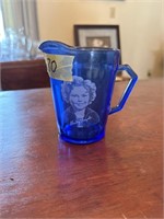 Shirley Temple creamer with handle