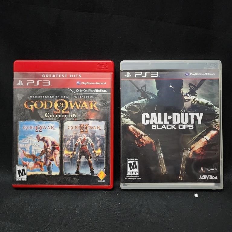 PS3 God of War & Call of Duty
