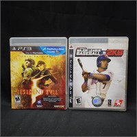 PS3 ML Baseball & Resident Evil